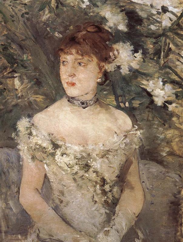 Berthe Morisot The woman dress for ball China oil painting art